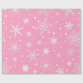 Papier Cadeau Motif Snowflake (Plat)