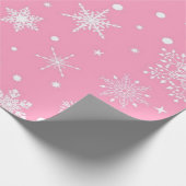 Papier Cadeau Motif Snowflake (Coin)