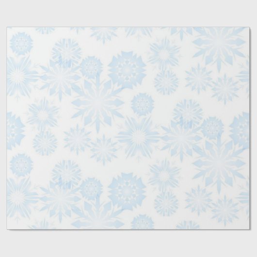 Papier Cadeau Motif Snowflake (Plat)