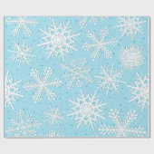 Papier Cadeau Motif Snowflake (Plat)