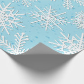 Papier Cadeau Motif Snowflake (Coin)