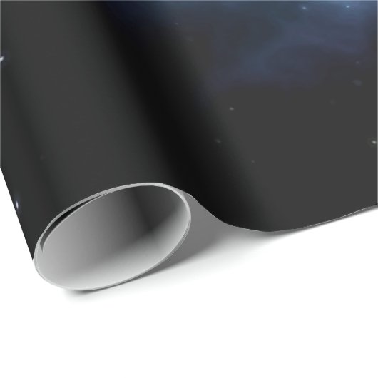 Papier Cadeau Motif spatial (Coin rond)