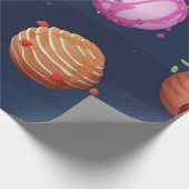 Papier Cadeau Motif spatial (Coin)