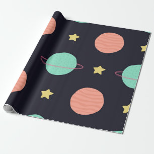 Papier Cadeau Motif spatial