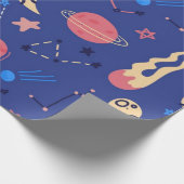 Papier Cadeau Motif spatial (Coin)