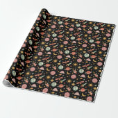 Papier Cadeau Motif spatial Boho (Déroulé)