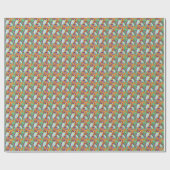 Papier Cadeau Motif Strelitzia (Plat)