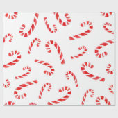 Papier Cadeau Motif Sucre de canne aquarelle (Plat)