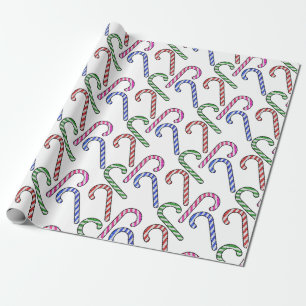 Papier Cadeau Motif Sucre de canne parties scintillant