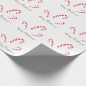 Papier Cadeau Motif Sucres de canne aquarelle (Coin)