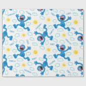 Papier Cadeau Motif Sunshine Crayon Grover (Plat)