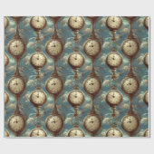 Papier Cadeau Motif Surreal Pocket Watch (Plat)