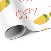 Papier Cadeau motif Taco le (Coin rond)