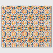 Papier Cadeau Motif Talavera (Plat)