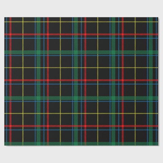 Papier Cadeau Motif Tartan (Plat)