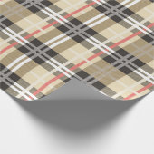 Papier Cadeau Motif Tartan classique (Coin)