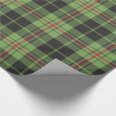 Papier Cadeau Motif tartan de Thanksgiving (Coin)