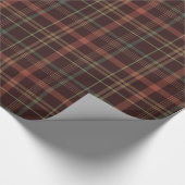 Papier Cadeau Motif tartan de Thanksgiving (Coin)