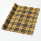 Papier Cadeau Motif tartan plaid (Déroulé)