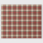 Papier Cadeau Motif Tartan Plaid Noël (Plat)