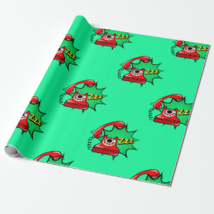Papier Cadeau motif téléphonique Abstrait sans faille. Tele créa