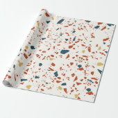 Papier Cadeau Motif Terrazzo (Déroulé)