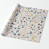 Papier Cadeau Motif Terrazzo (Déroulé)