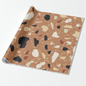 Papier Cadeau Motif Terrazzo (Déroulé)
