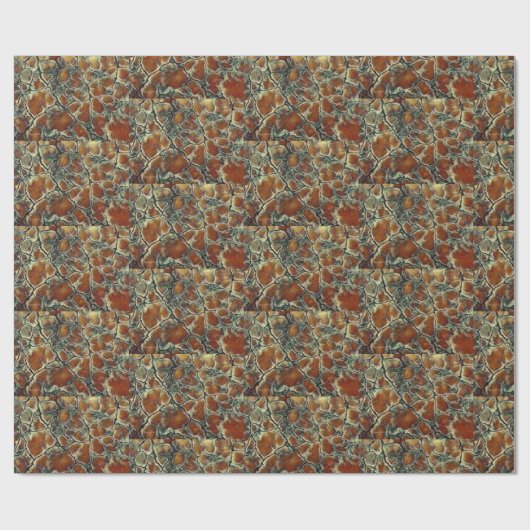 Papier Cadeau Motif Terrien (Plat)