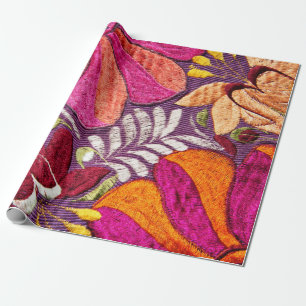 Papier Cadeau Motif textile mexicain