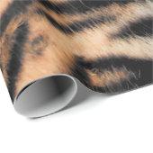 Papier Cadeau Motif Tiger Stripes (Coin rond)