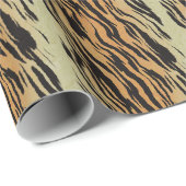 Papier Cadeau Motif Tigre (Coin rond)