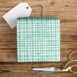 Papier Cadeau Motif Tissé Rustique Bleu Aqua Moderne<br><div class="desc">Ce papier d'emballage moderne présente un motif à carreaux dessiné à la main en blanc sur un fond bleu aqua amusant... Un excellent choix pour de nombreuses occasions !</div>