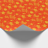 Papier Cadeau Motif tortues (Coin)