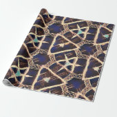 Papier Cadeau motif traditionnel (Déroulé)
