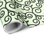 Papier Cadeau motif traditionnel arabe design japonais (Coin rond)