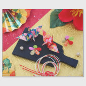 Papier Cadeau motif traditionnel de Japonais (Plat)