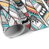 Papier Cadeau Motif transparent (Coin rond)