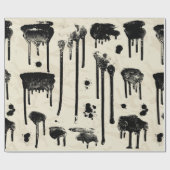 Papier Cadeau Motif transparent Abstrait (Plat)