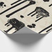 Papier Cadeau Motif transparent Abstrait (Coin)