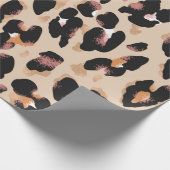 Papier Cadeau Motif transparent Empreinte de léopard (Coin)