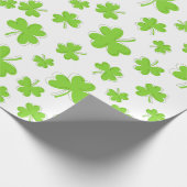 papier cadeau motif trèfle Saint-Patrick (Coin)