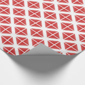 Papier Cadeau Motif triangle rouge tendance (Coin)