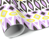 Papier Cadeau Motif tribal (Coin rond)