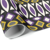 Papier Cadeau Motif tribal (Coin rond)