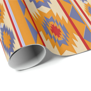 Papier Cadeau Motif tribal du sud-ouest