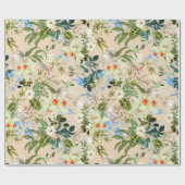 Papier Cadeau Motif tropical (Plat)