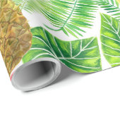 Papier Cadeau Motif tropical (Coin rond)