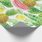Papier Cadeau Motif tropical (Coin)