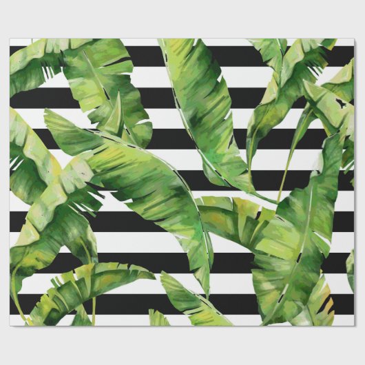Papier Cadeau Motif tropical (Plat)